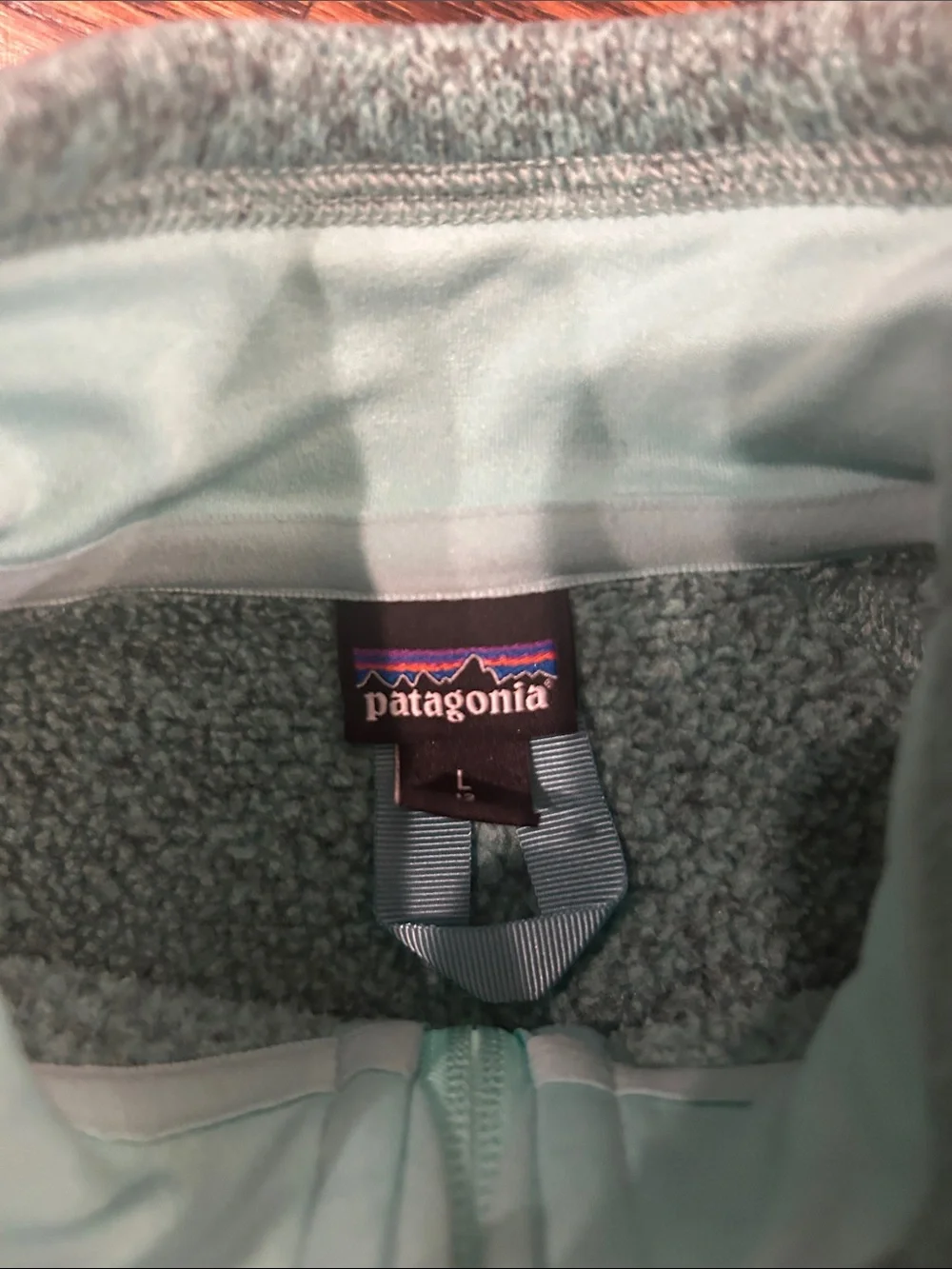 Patagonia Kids' Heather Gray Full-Zip Fleece Jacket